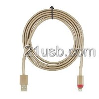 USB AM TO  蘋果7手機充電線 2米 雙色，USB手機線，手機數據線，MHL cable，HDMI CABLE, TYPE C TO HDMI CABLE